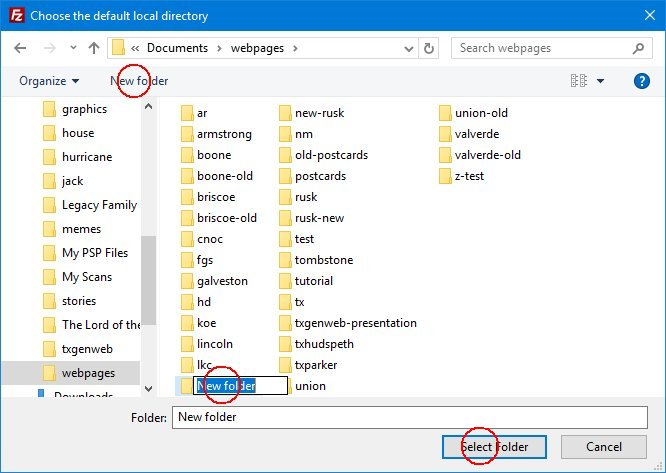 setup filezilla